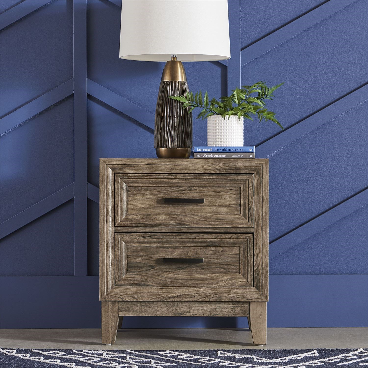 Liberty Furniture Ridgecrest 384 BR QPBDMCN Queen Bedroom Group
